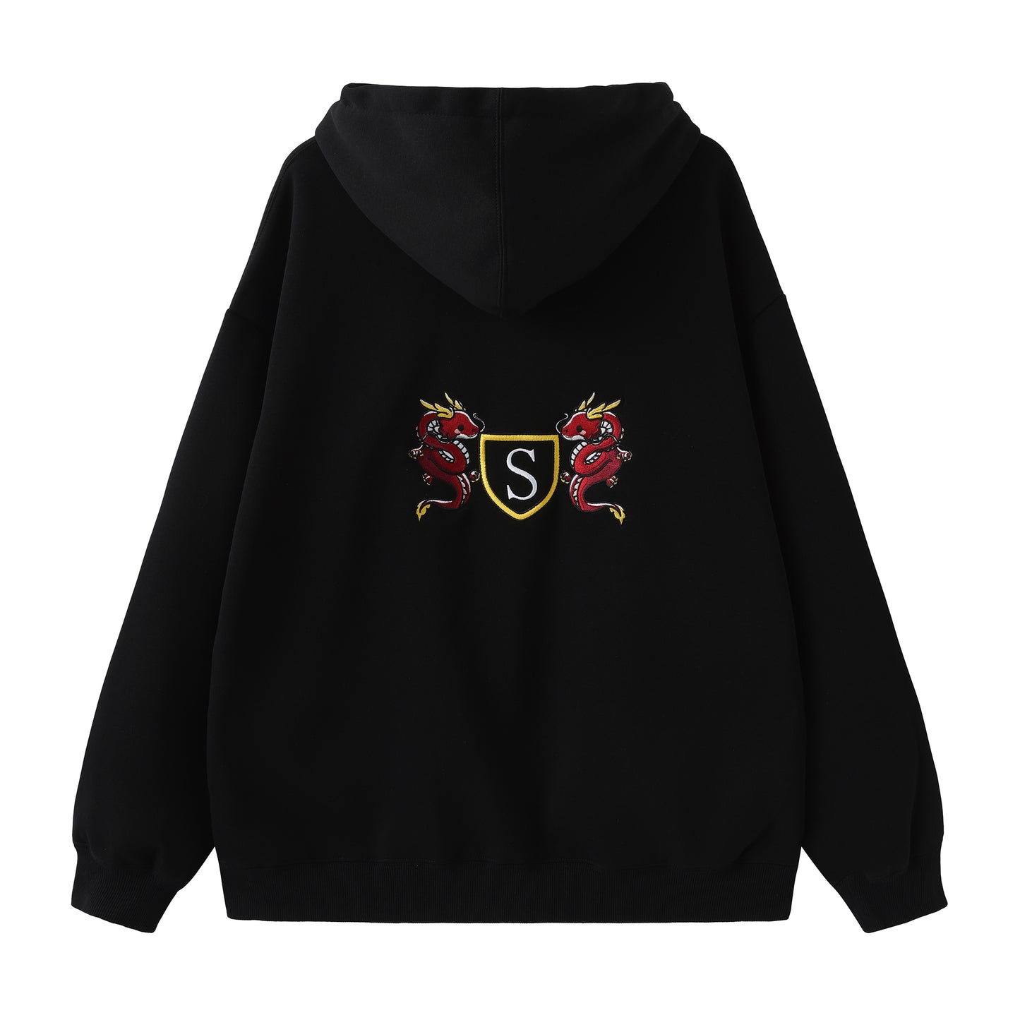 MADE-TO-ORDER EMBROIDERED DRAGON HOODIE